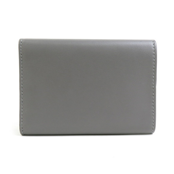 Balenciaga Tri fold Wallet Leather Gray - Picture 2 of 5